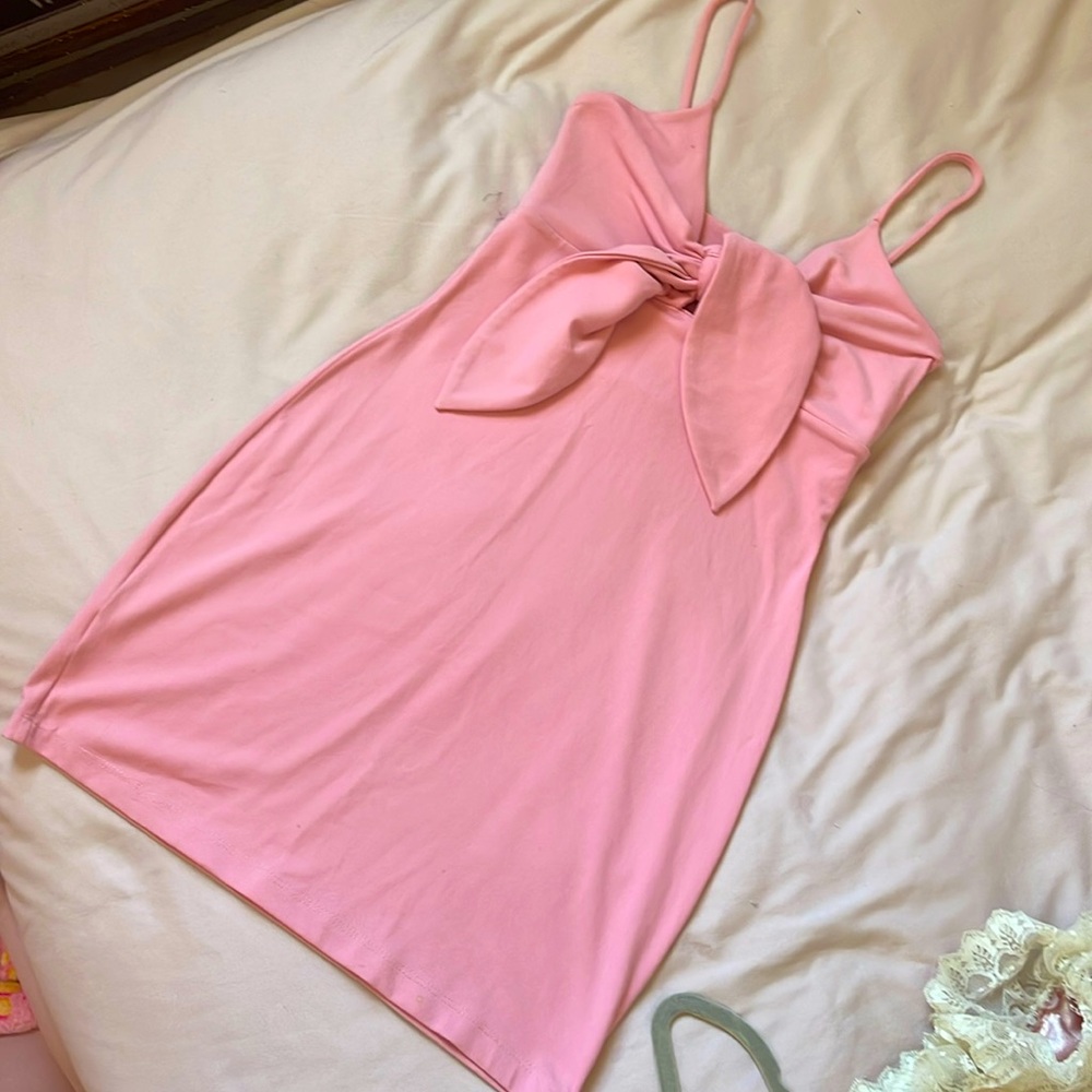 XS Susana Monaco pink mini dress
